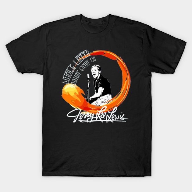 Jerry Lee Lewis t-shirt T-Shirt by tokentit